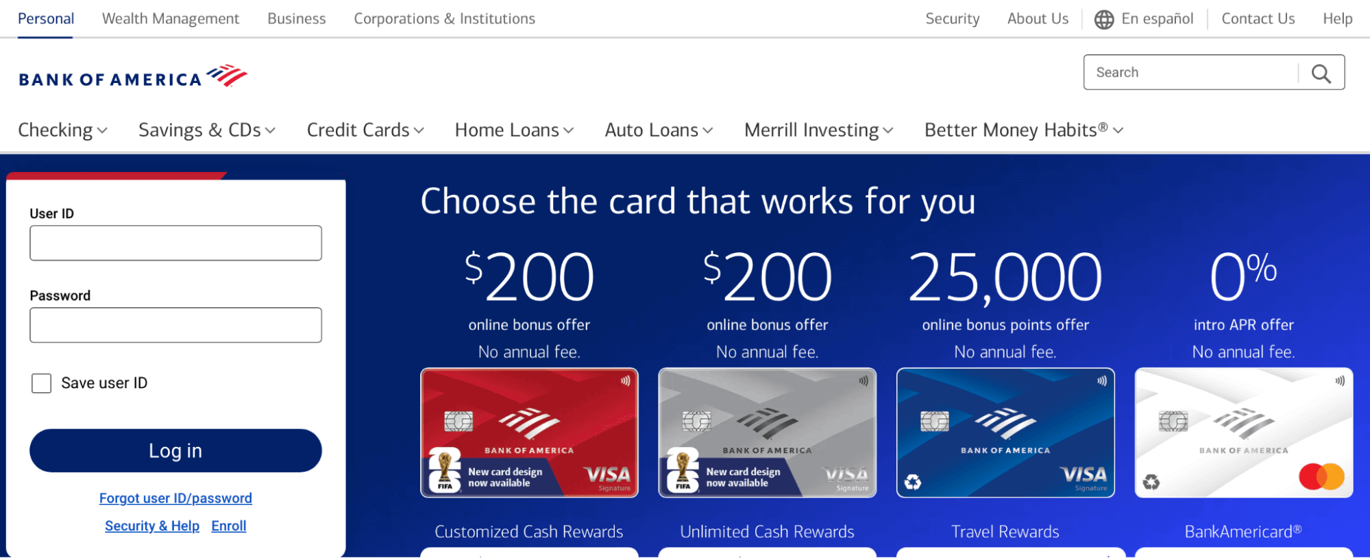 Best for Traditional Equipment Loan: Bank of America