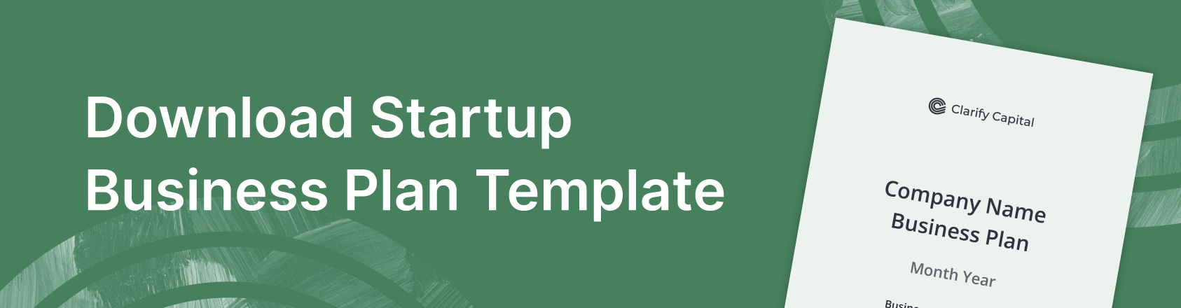 Startup business plan template