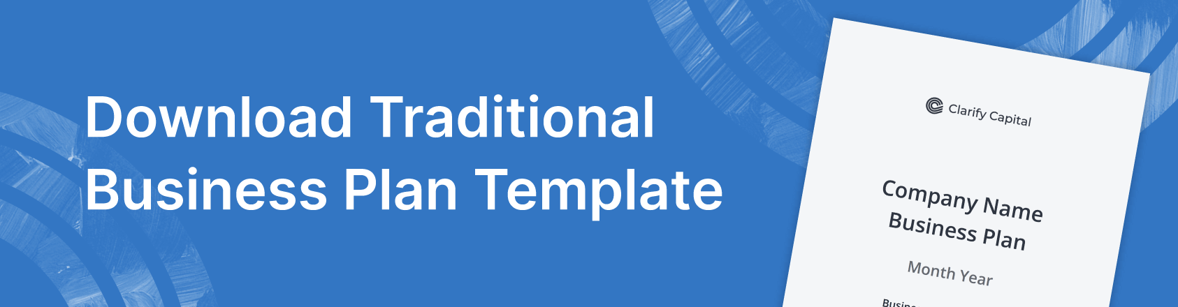 Traditional business plan template