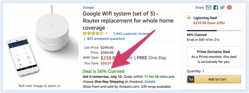 Create a sense of urgency