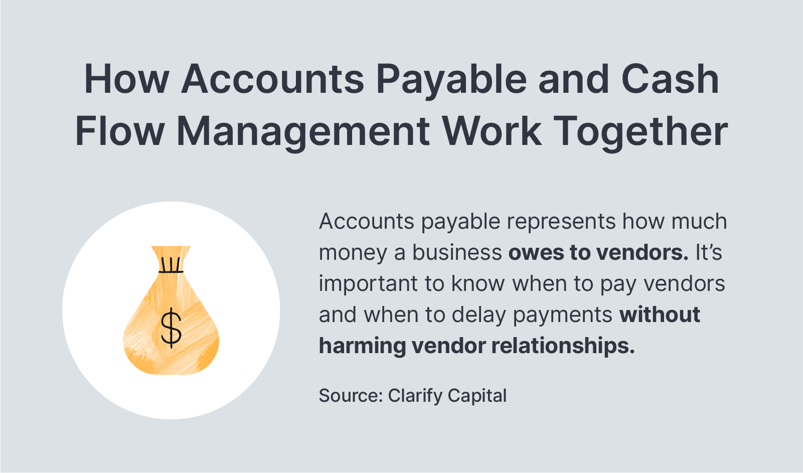 how accounts payable and cash flow management work together